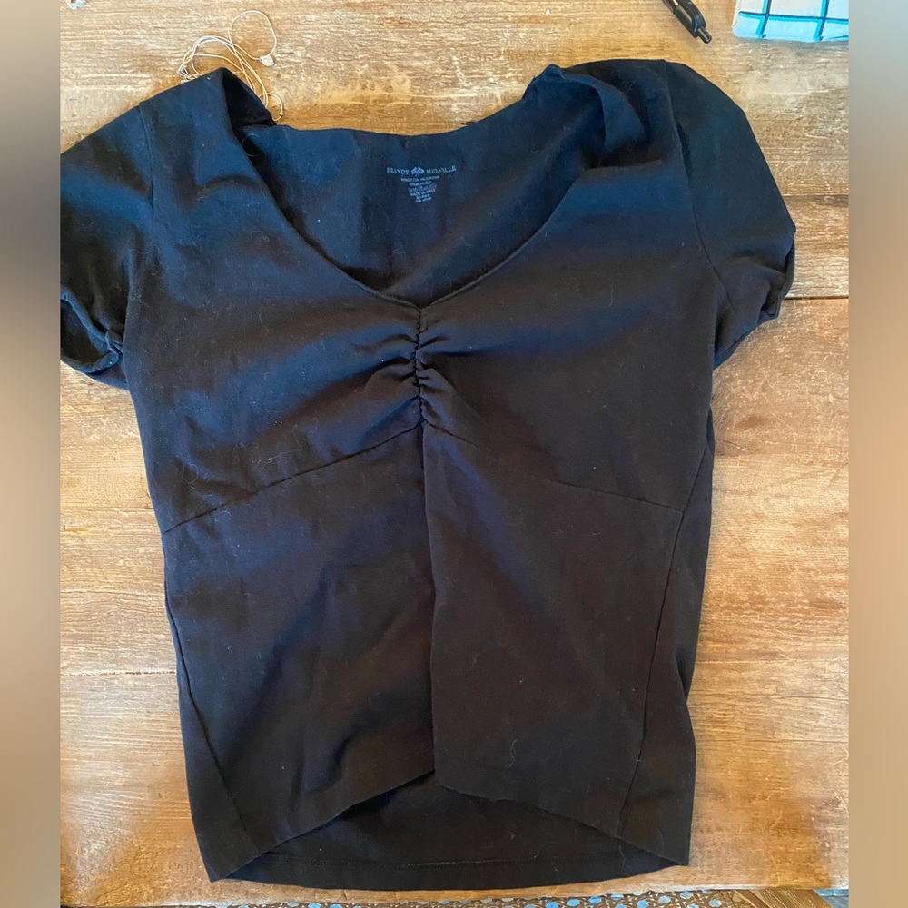Brandy Melville black basic top brand new
